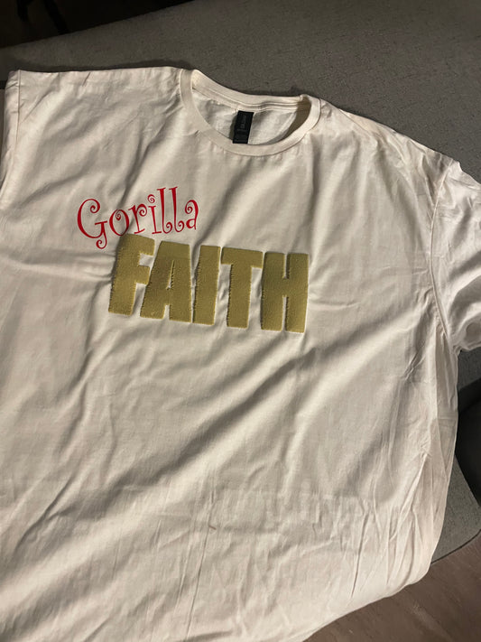 Gorilla Faith teeshirt