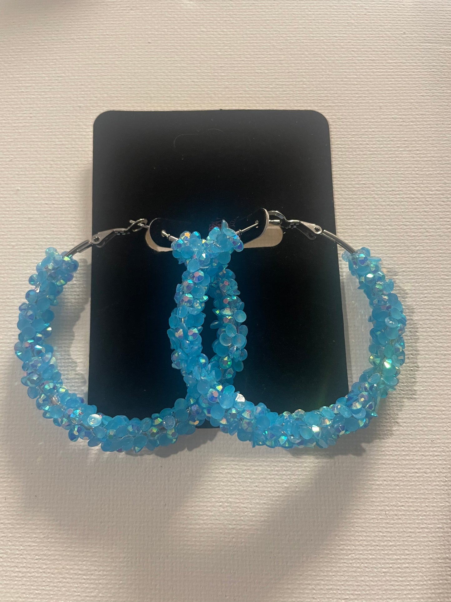 Chunky Bling Hoops